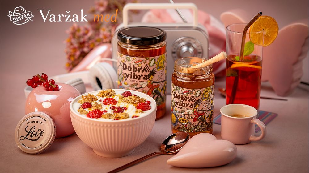 Professional Product Photography for Good Vibes by Varžak Honey Professional Product Photography for Good Vibes by Varžak Honey